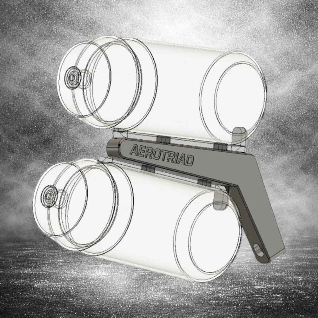 TwinForce™ BTS - AeroTriad -  Support Double Porte-Bidon Arrière