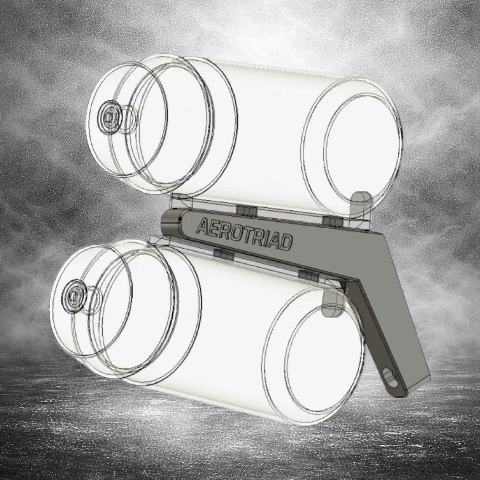 TwinForce™ BTS - AeroTriad -  Support Double Porte-Bidon Arrière
