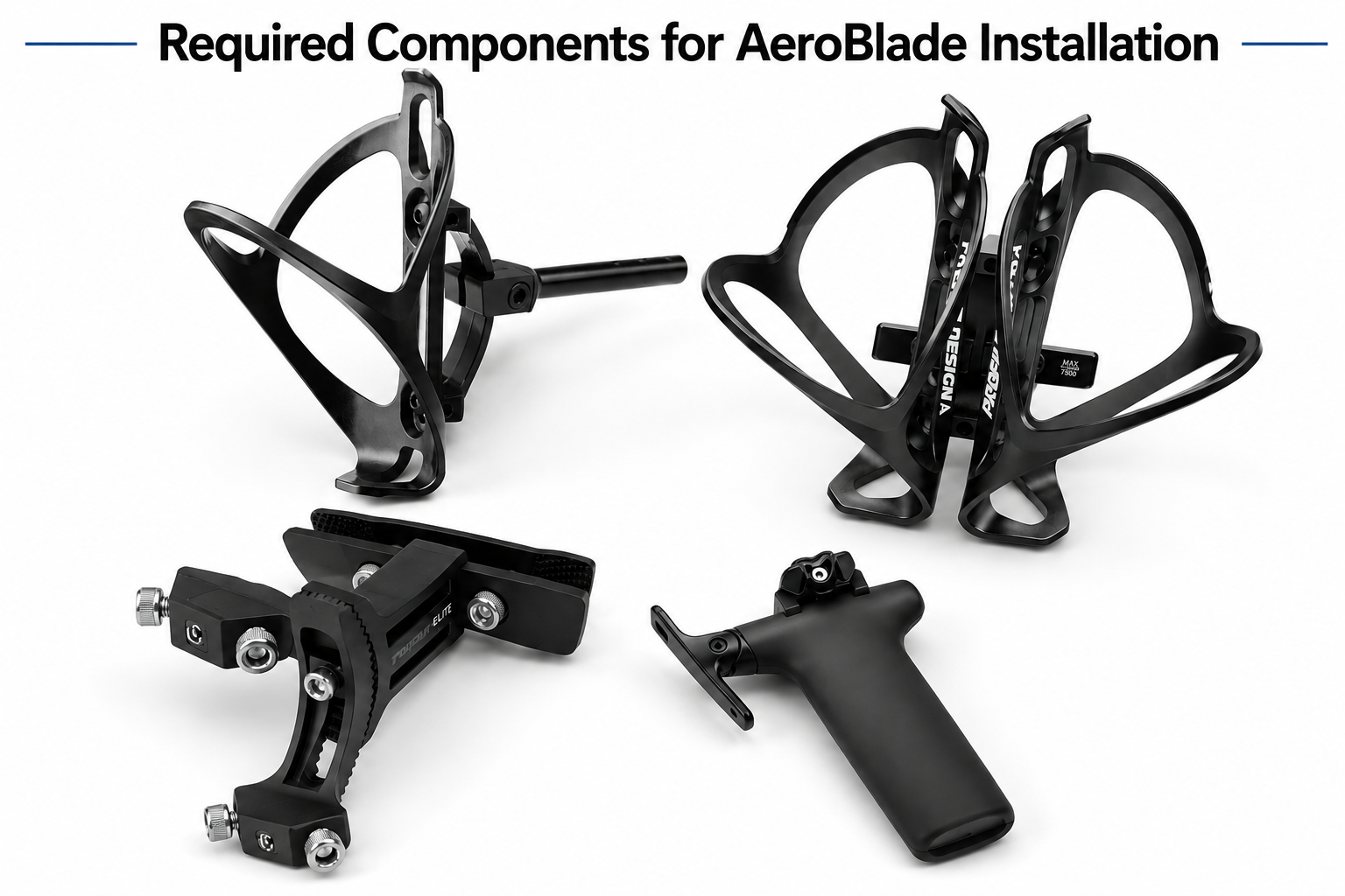 AeroBlade™ | FLOW Serie | Aero-Flaschenhalterung hinten