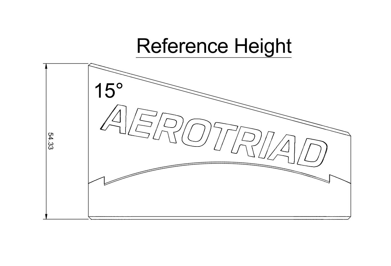 Support BTA Adjust™  Réglable 5-30° - AeroTriad