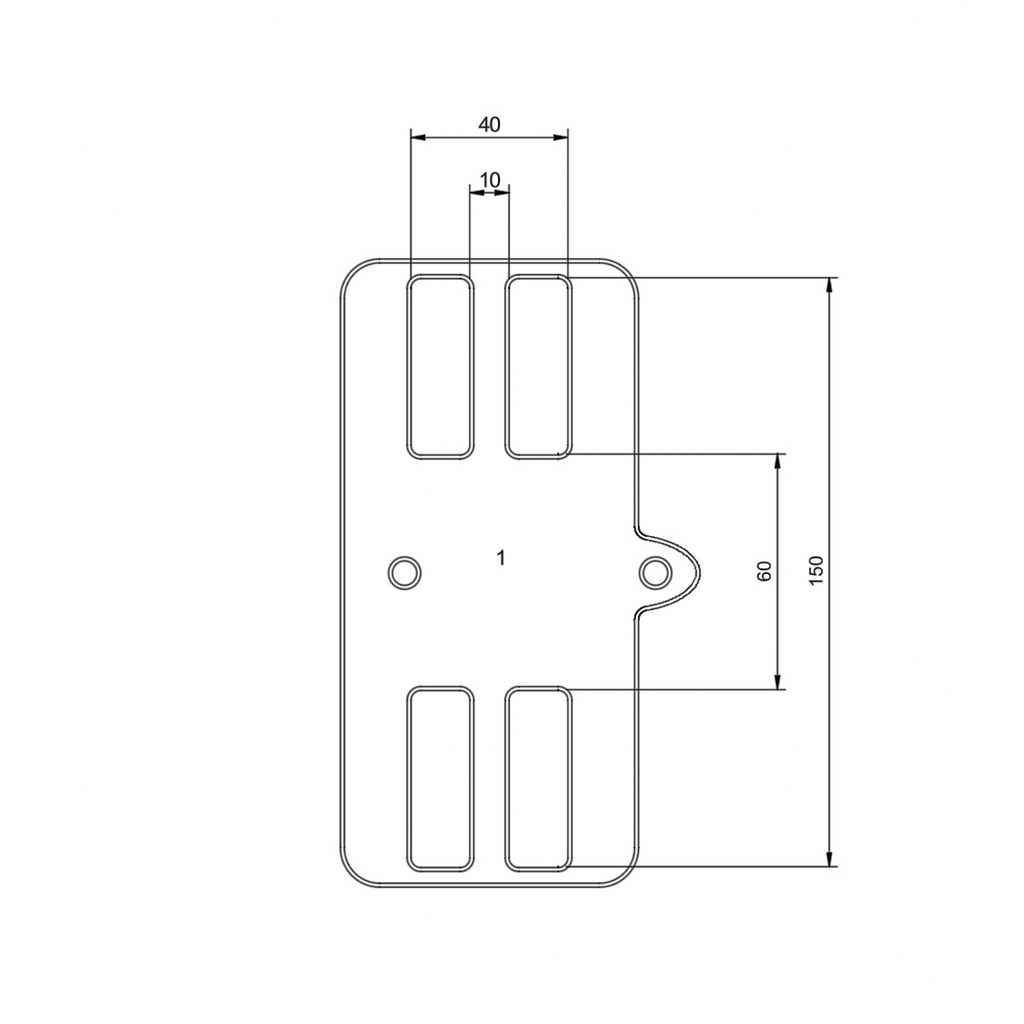 Bodenplatte | CORE-Serie | BTA-Halterungsfundament