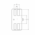 Bodenplatte | CORE-Serie | BTA-Halterungsfundament