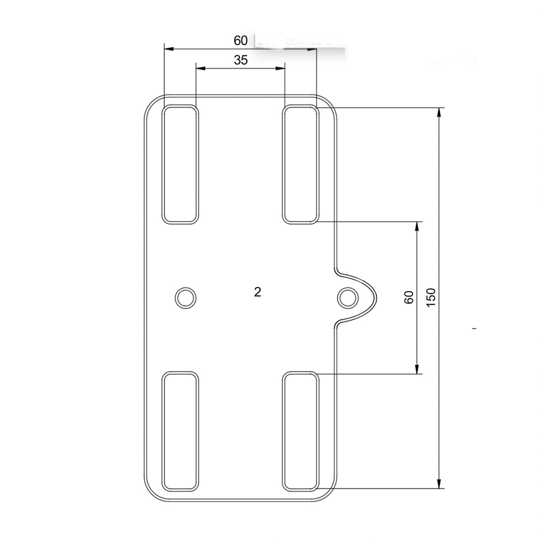 Bodenplatte | CORE-Serie | BTA-Halterungsfundament