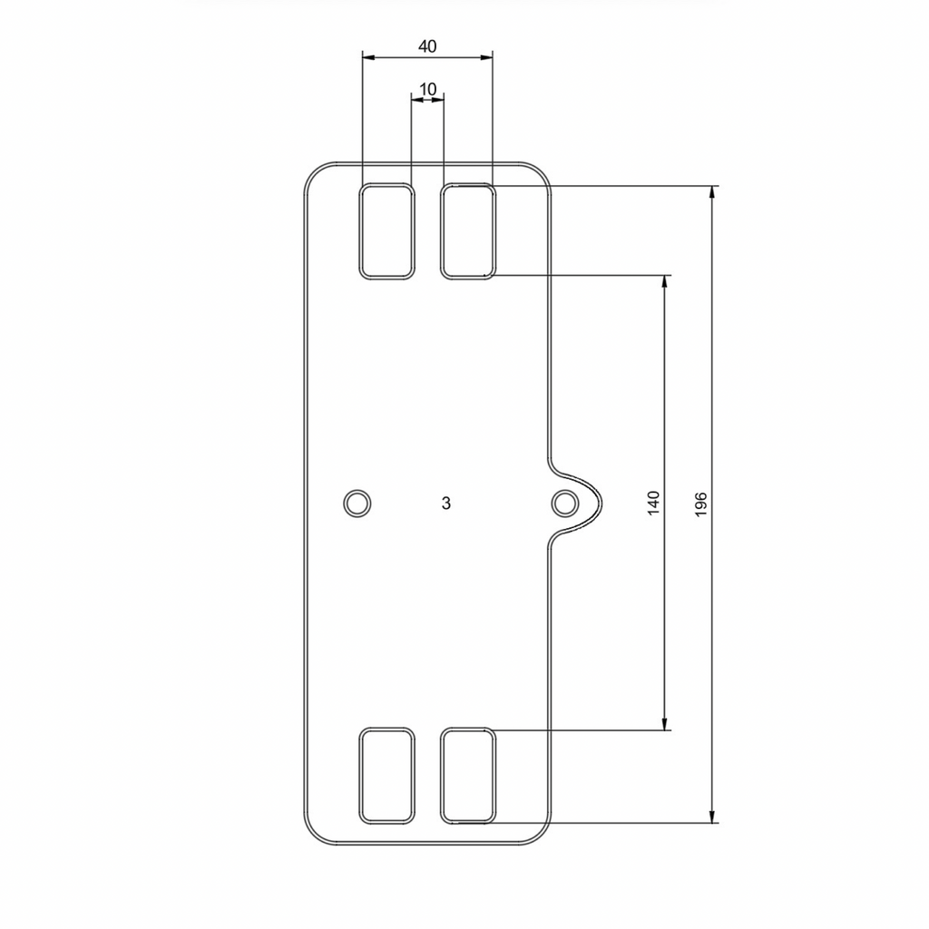 Bodenplatte | CORE-Serie | BTA-Halterungsfundament