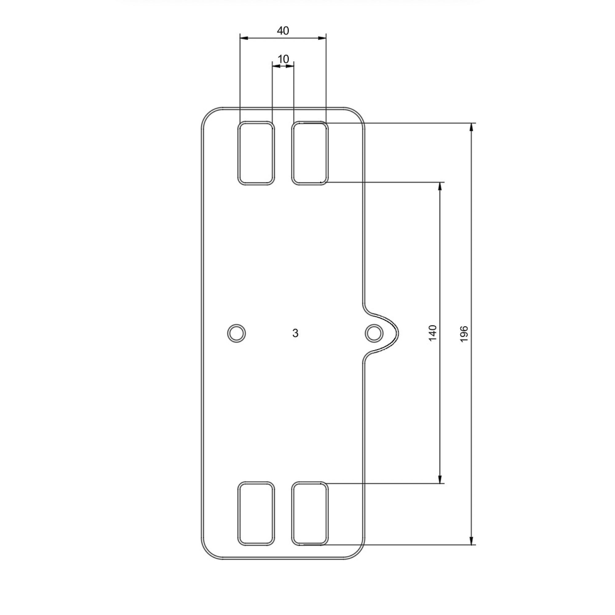 Bodenplatte | CORE-Serie | BTA-Halterungsfundament