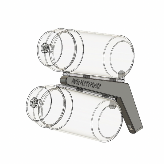 TwinForce™ BTS - AeroTriad -  Support Double Porte-Bidon Arrière