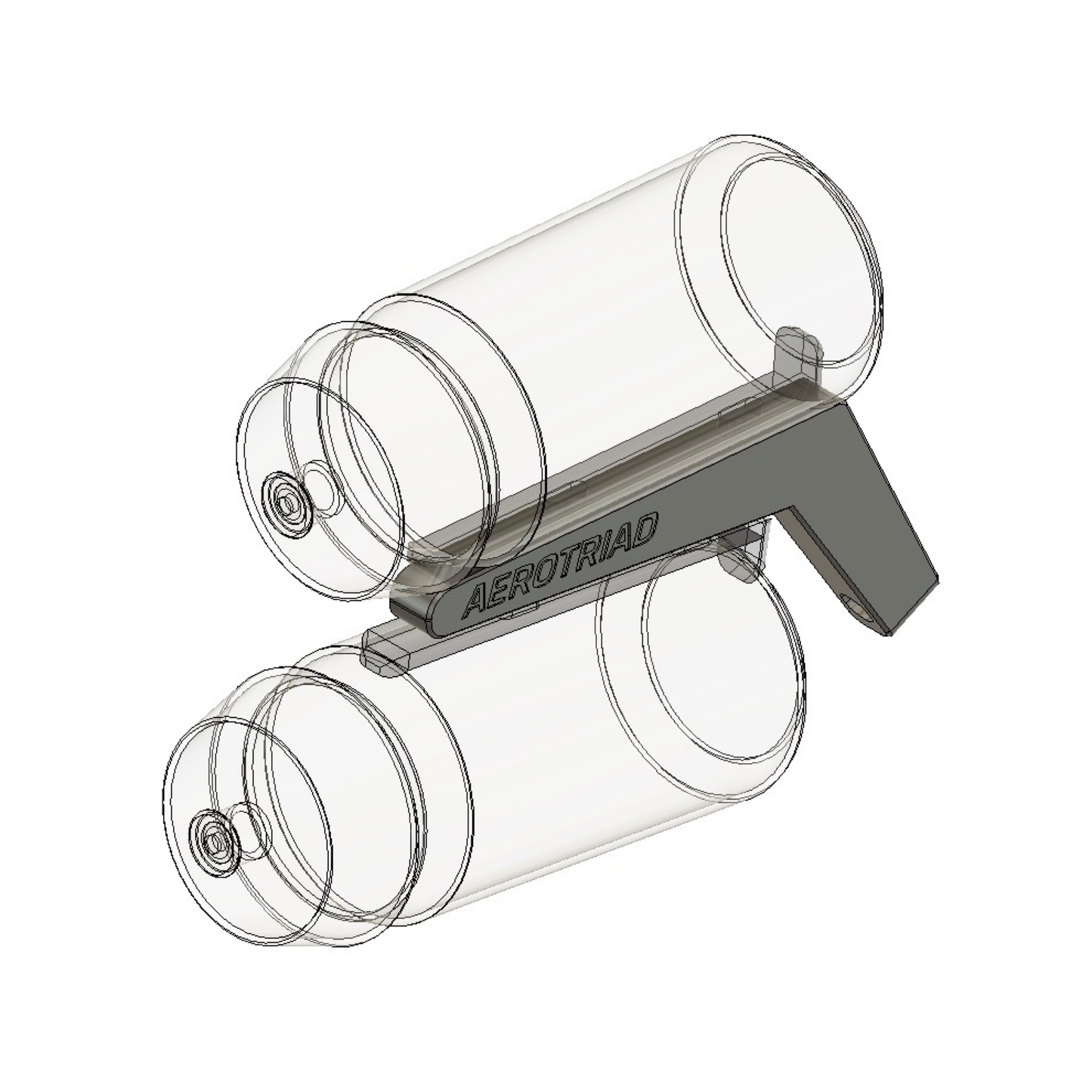 TwinForce™ BTS - AeroTriad -  Support Double Porte-Bidon Arrière