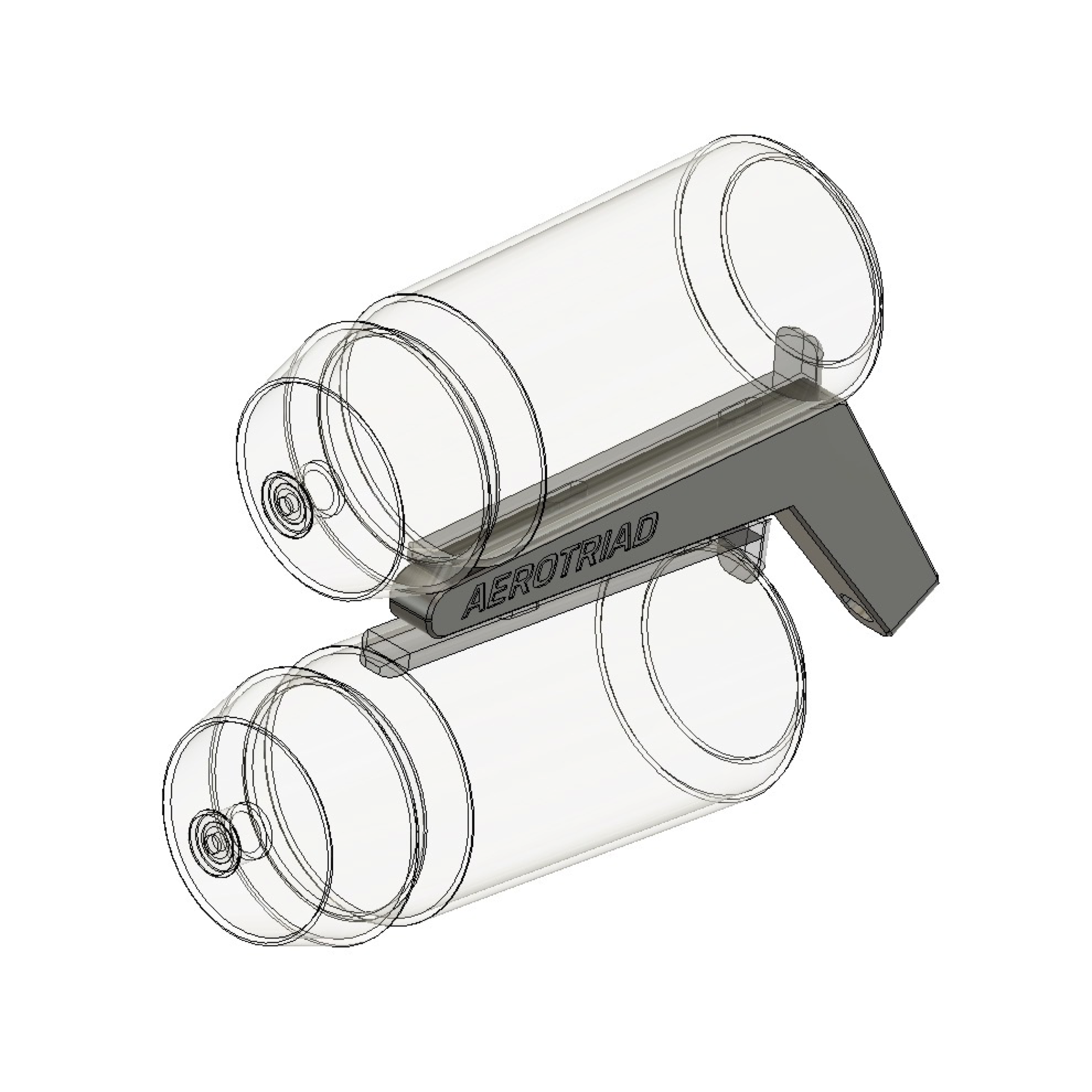 TwinForce™ BTS - AeroTriad -  Support Double Porte-Bidon Arrière