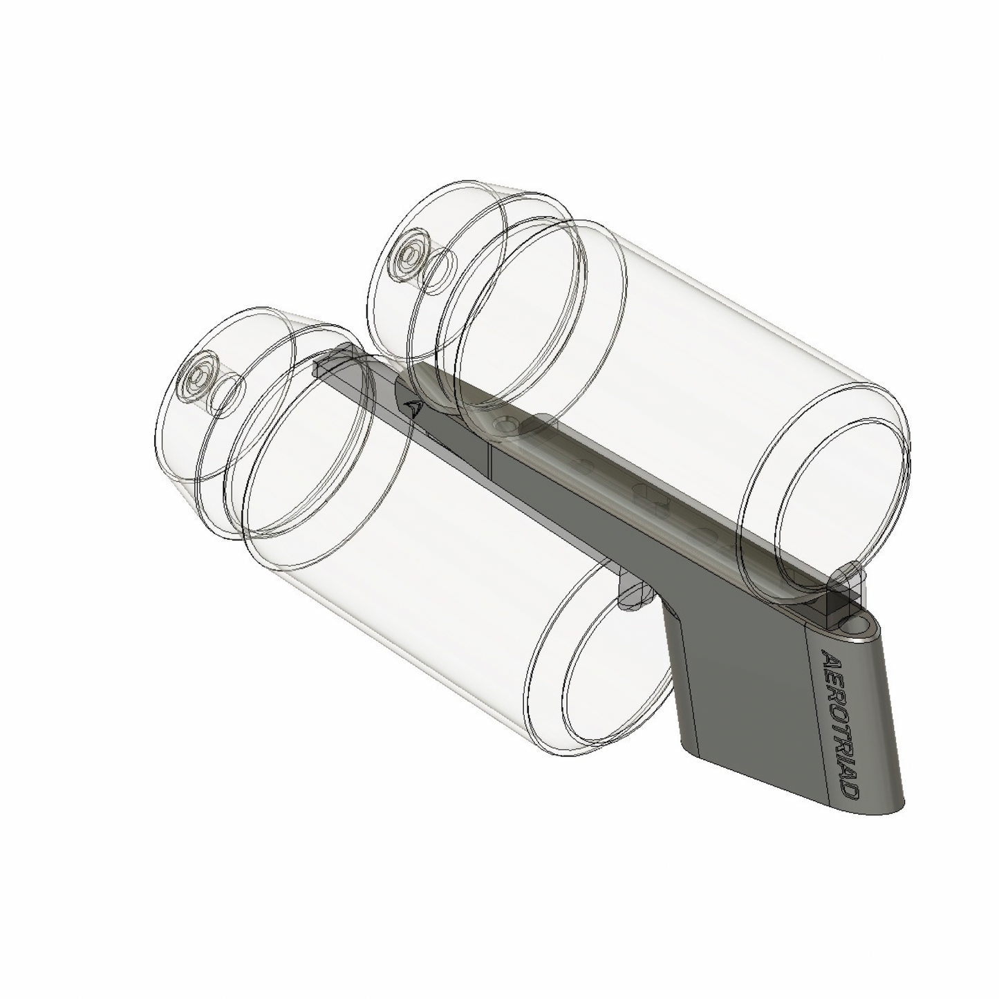 FlexStack™ BTA Duo - Universal Double Bottle BTA Duo Support - 64mm Hole Spacing | 3 Adjustable Positions