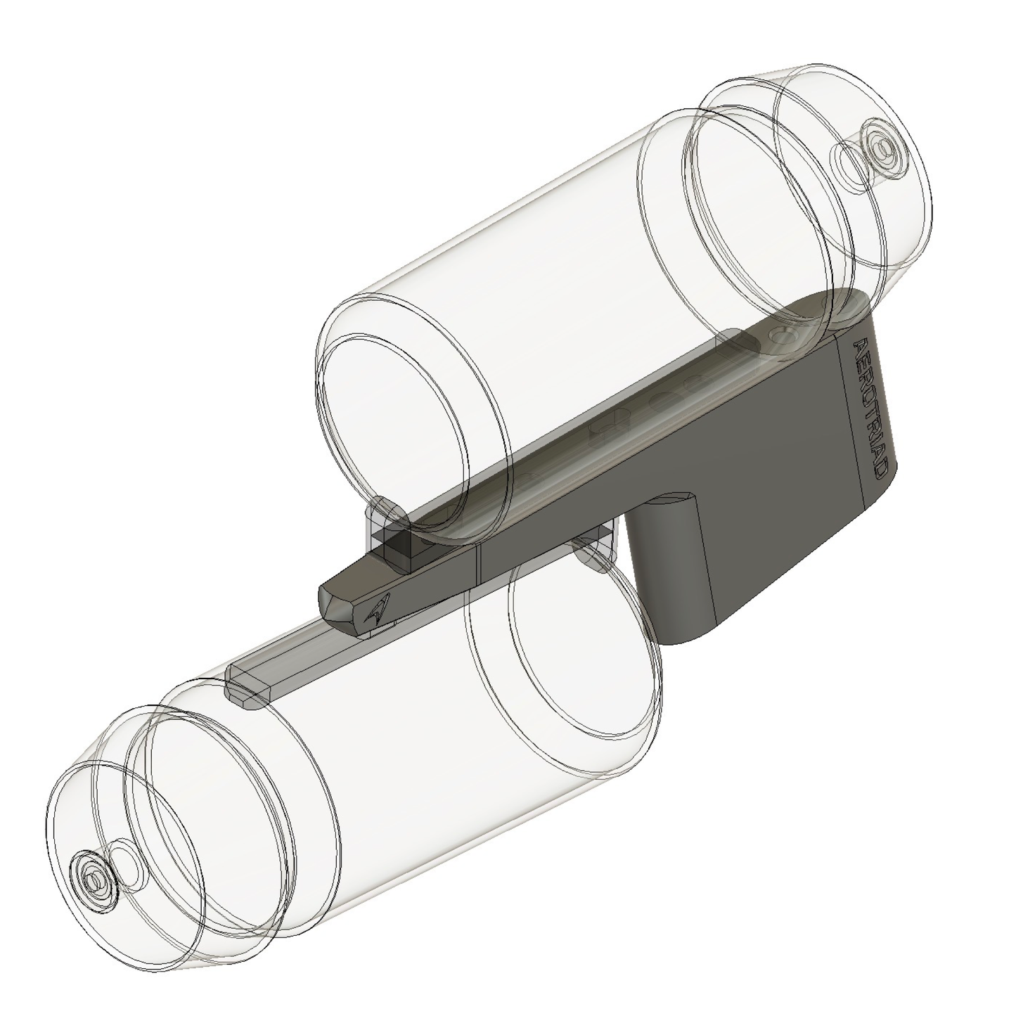 FlexStack™ BTA Duo - Universal Double Bottle BTA Duo Support - 64mm Hole Spacing | 3 Adjustable Positions