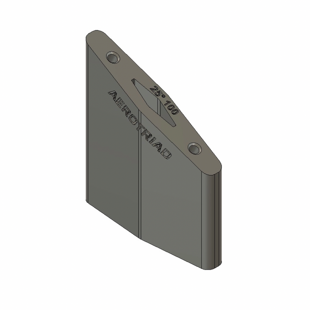 Spacer Angle™ BTA 5°-25° - Fixation Dessous | AeroTriad
